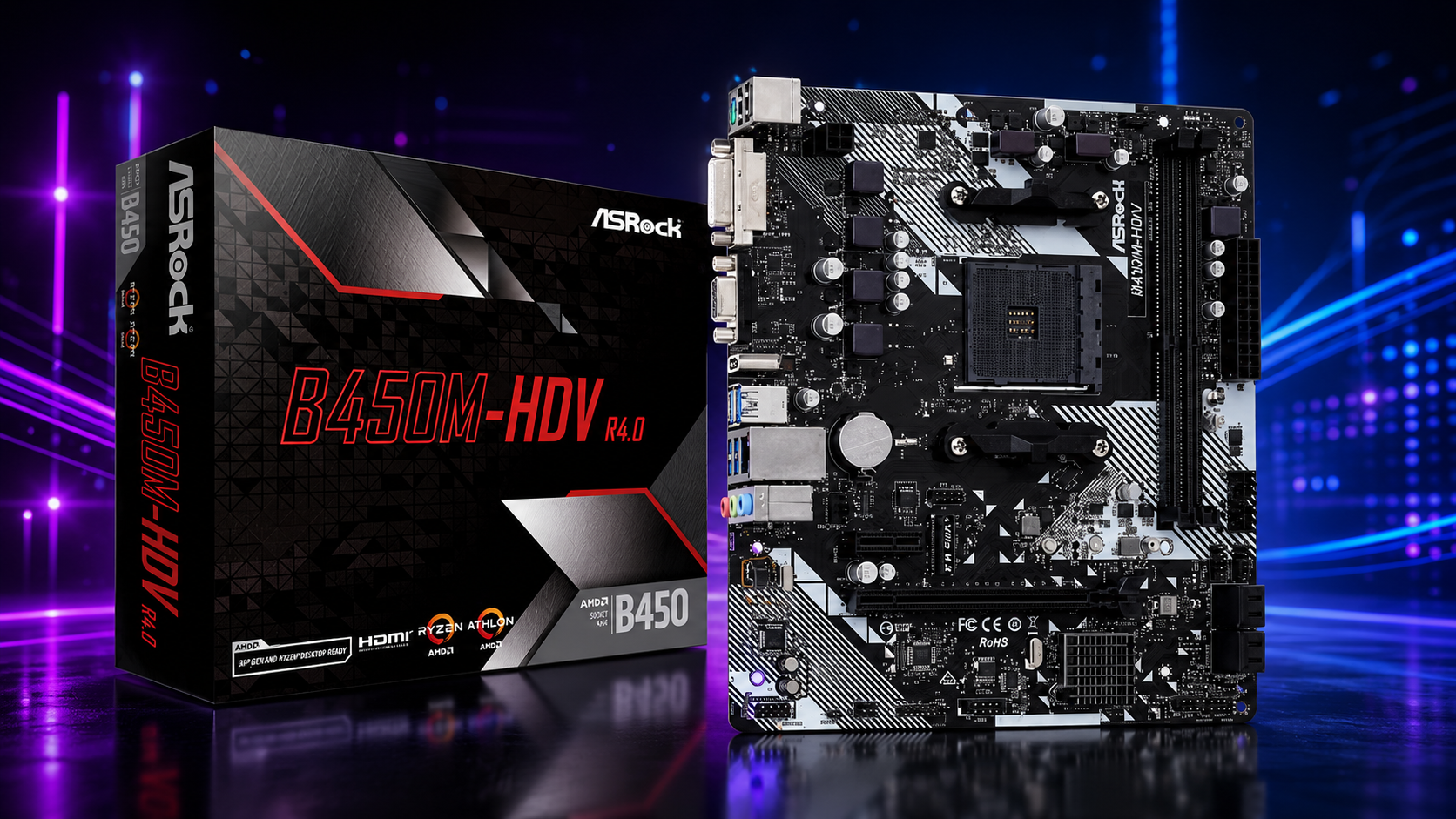 ASRock B450M HDV R4