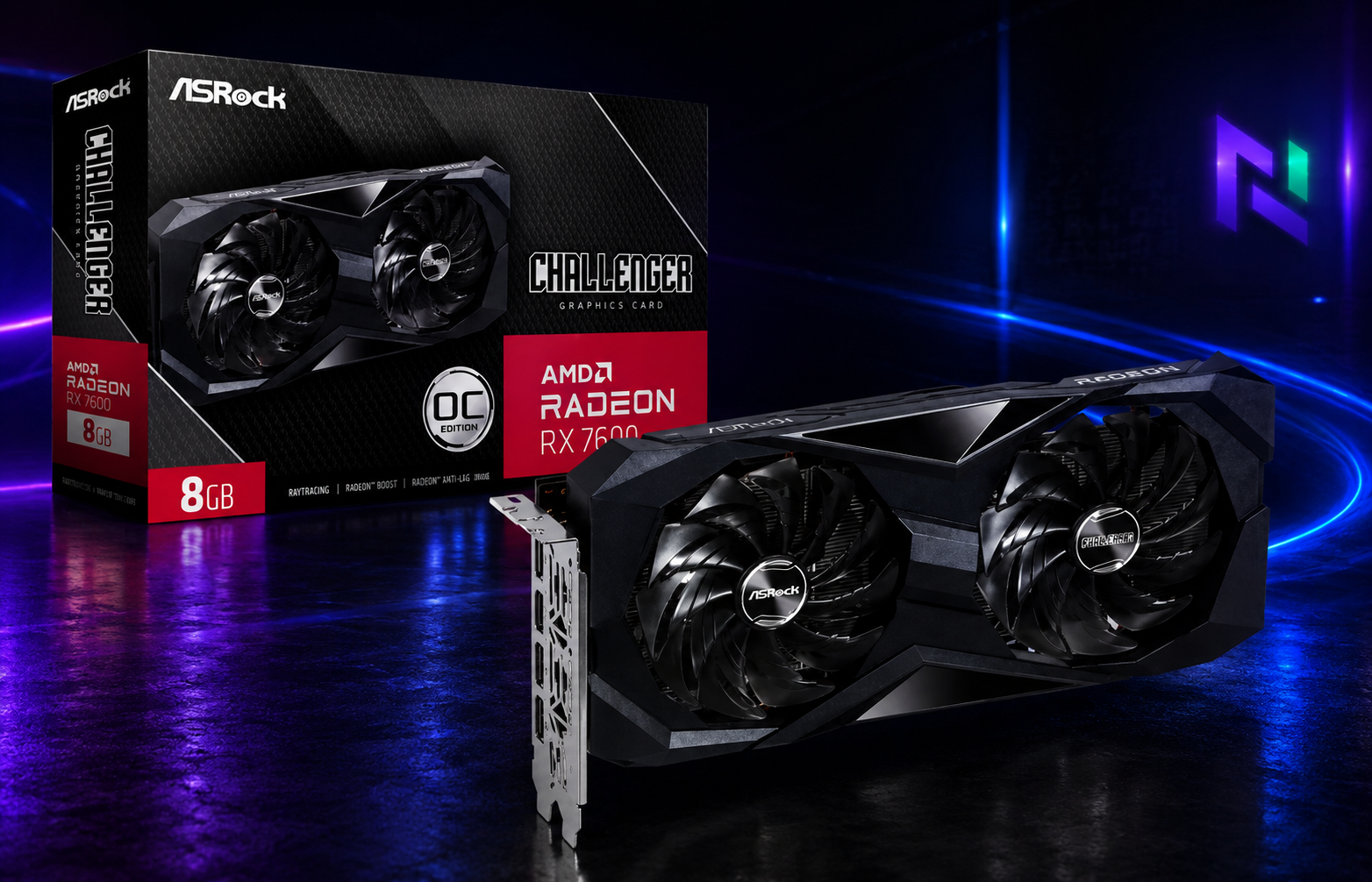 ASRock RX 7600 Challenger 8 GB DDR6