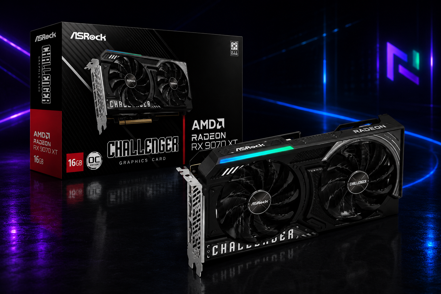 ASRock RX 9060 XT Challenger 16 GB DDR6