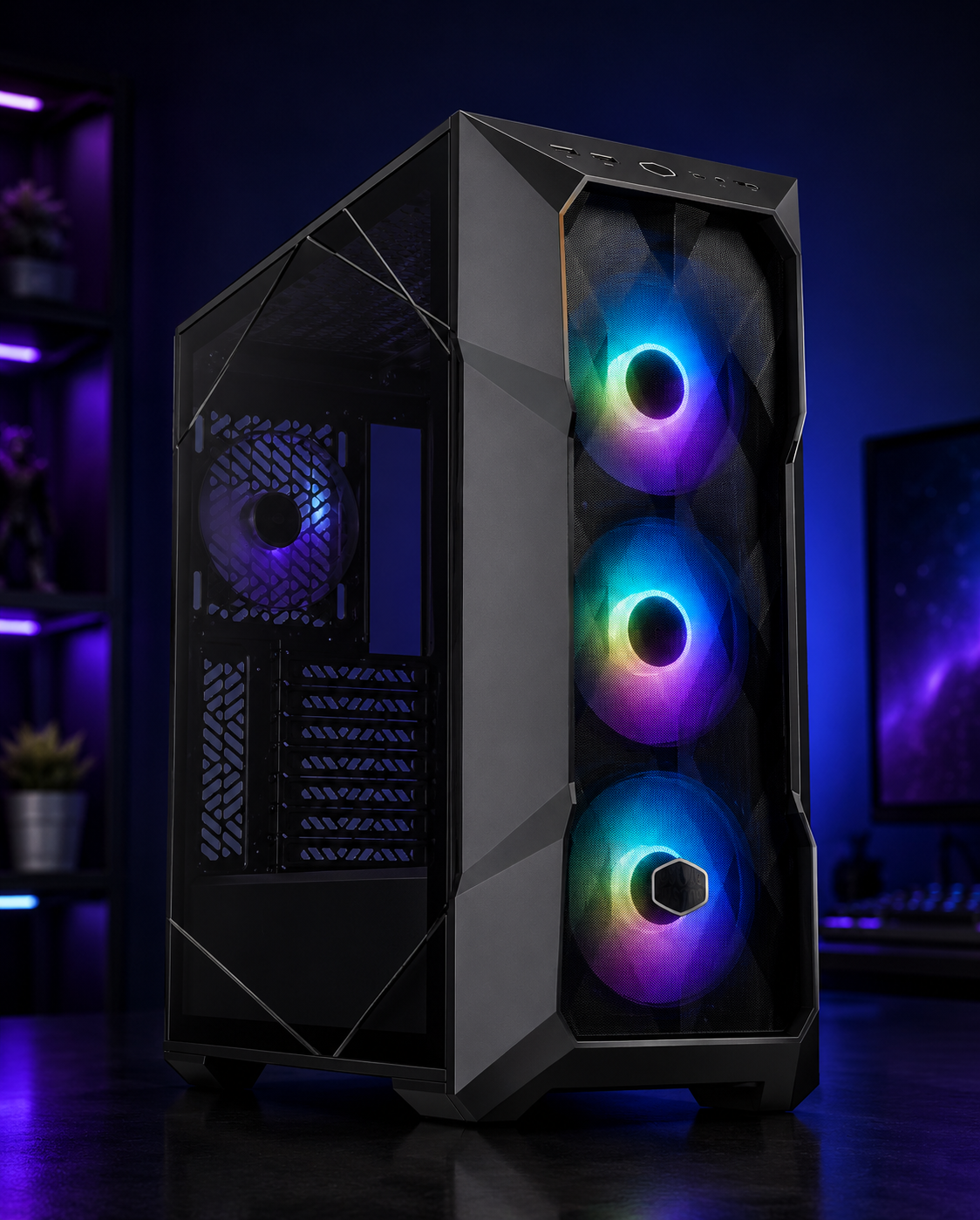 Gabinete Cooler Master Masterbox TD500 Mesh