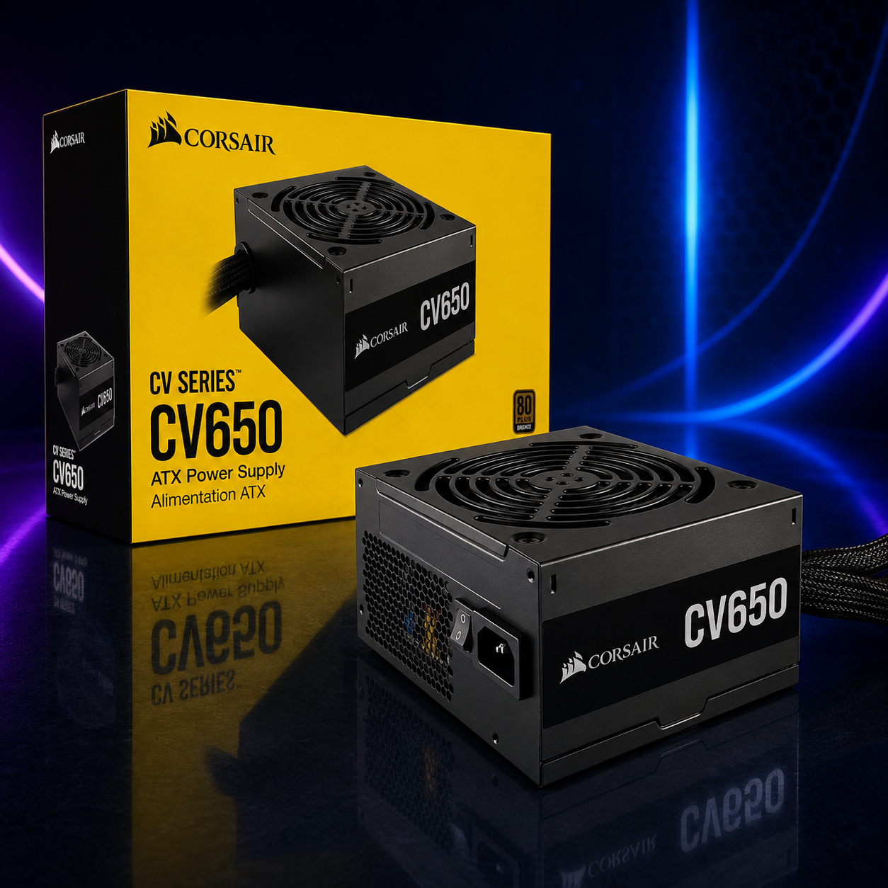 Fuente de poder Corsair CV650 650 W 80 Plus Bronze