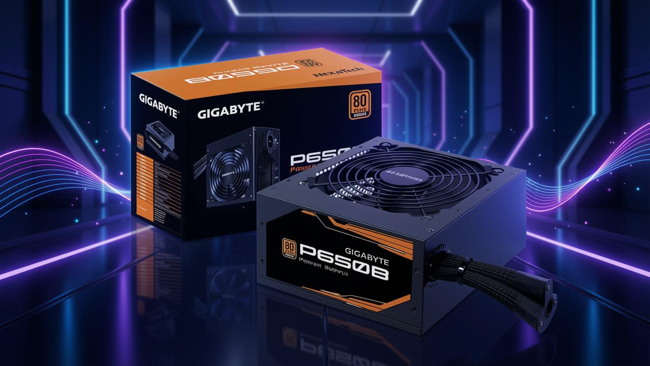Fuente de poder Gigabyte P650B 650 W 80 Plus Bronze