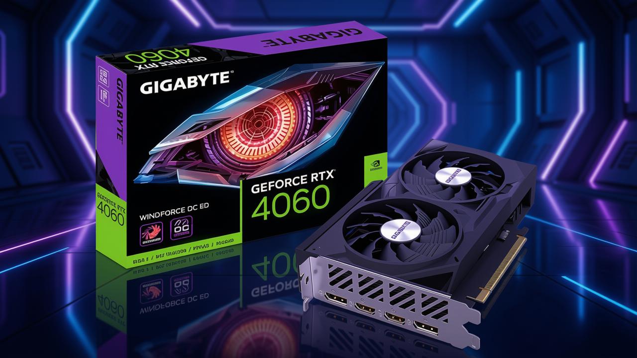 Gigabyte RTX 4060 8 GB Windforce OC