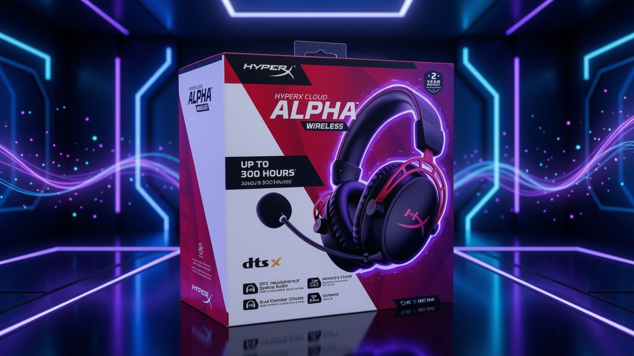 Audífonos HyperX Cloud Alpha