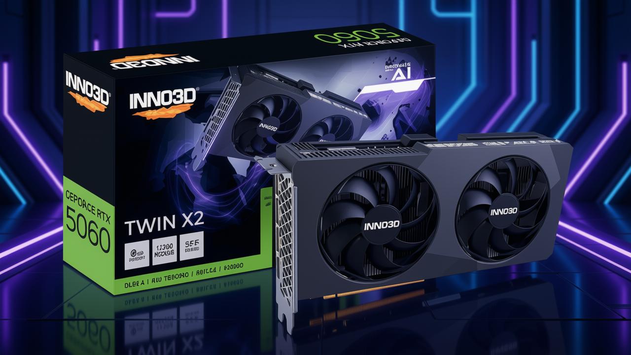 Inno3D RTX 5060 8 GB OC Twin X2 GDDR7