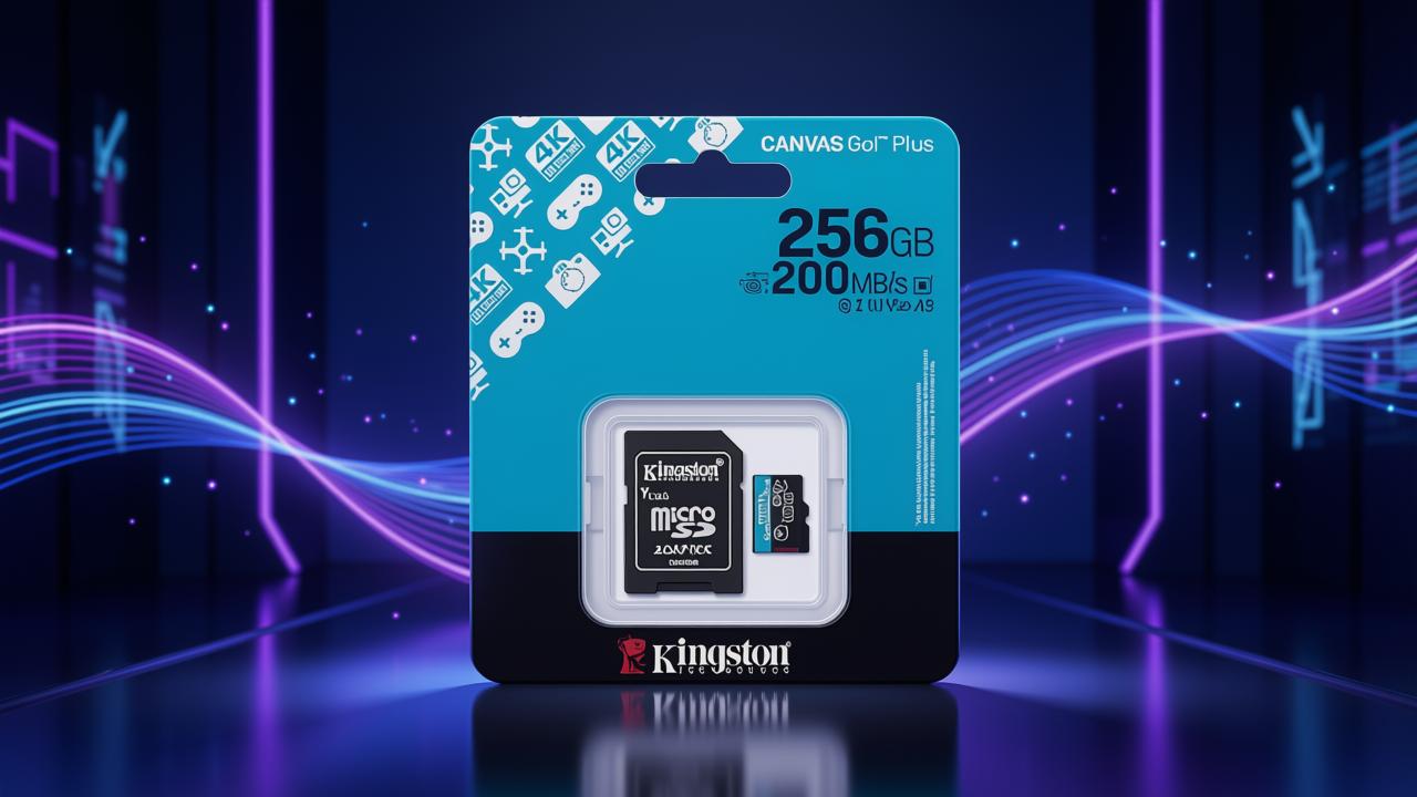 Kingston Canvas Go Plus 256 GB Microsd