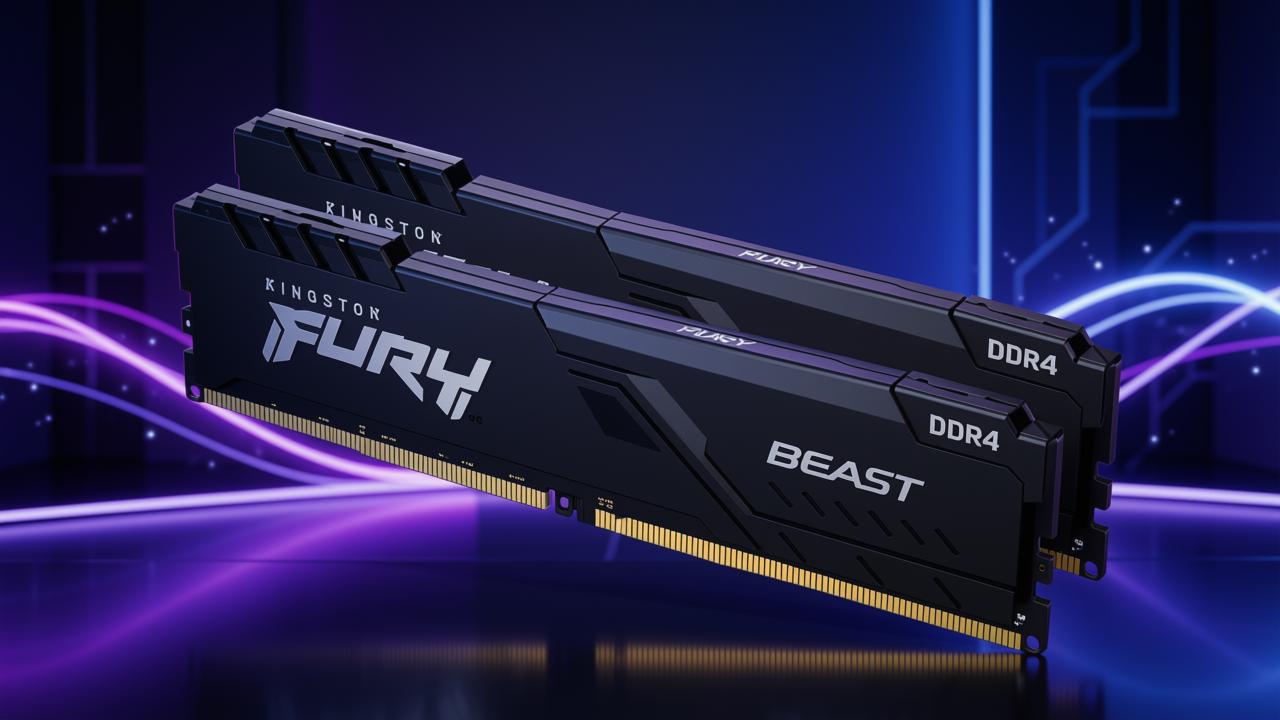 Memoria RAM Kingston Fury Beast 16 GB DDR4 3200