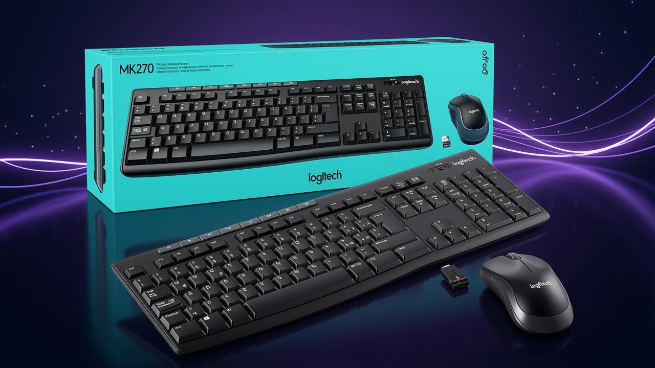 Teclado Logitech MK270 Wireless