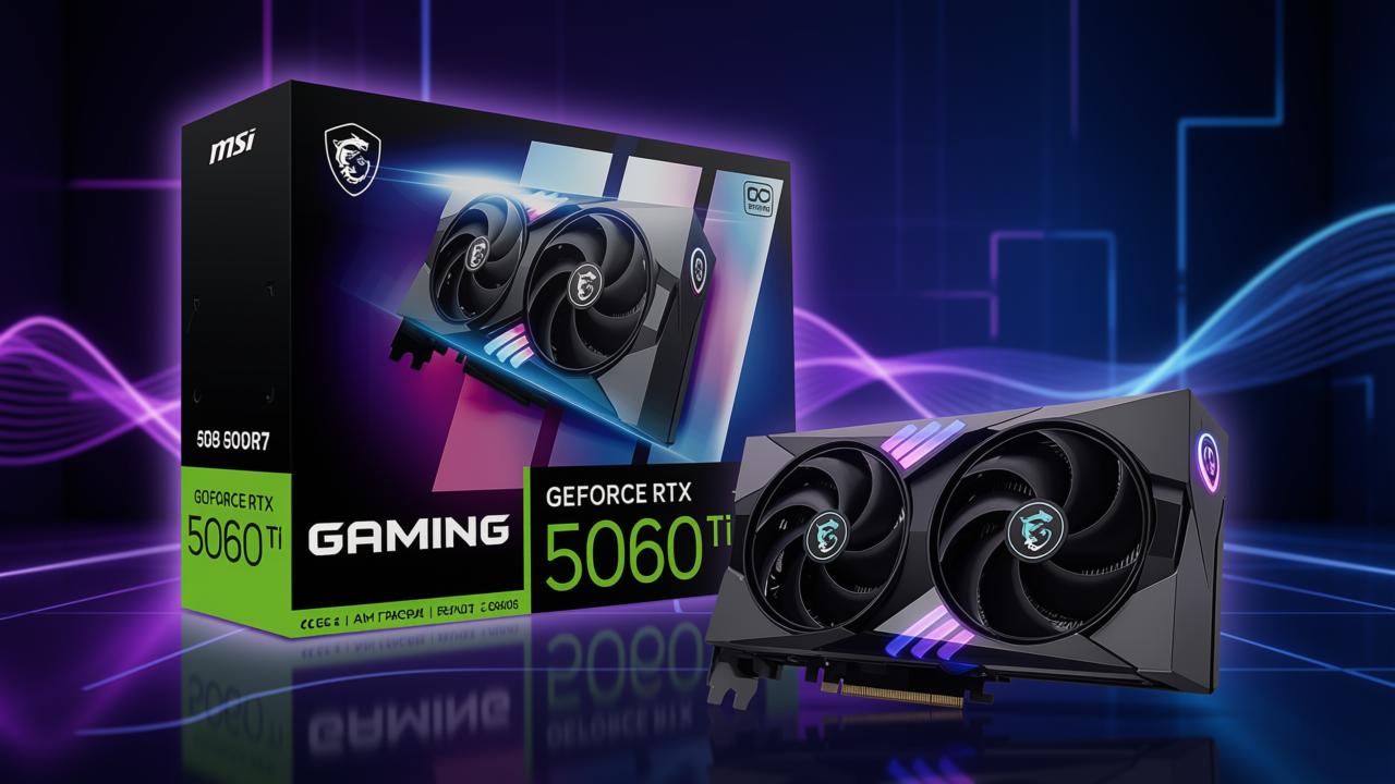 MSI Gaming RTX 5060 Ti 8 GB OC DDR7
