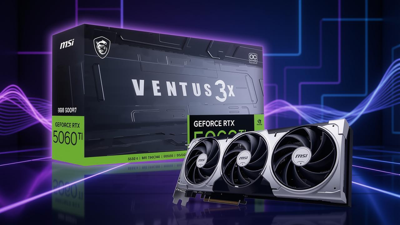 MSI RTX 5060 Ventus 3X OC 8 GB GDDR7