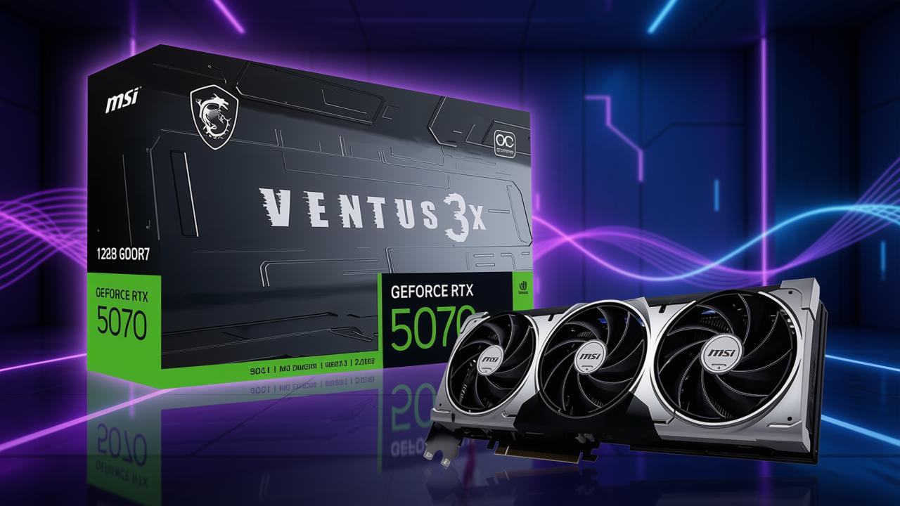 MSI Ventus 3X RTX 5070 12 GB OC GDDR7